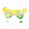 Outros suprimentos para festas de eventos Beach Bums Plastic Drinkware Set Hawaiian Toy Glasses With Sunshade Sunglasses And Lemon Wine Glass For Dhupm