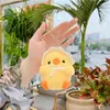 Bambole di peluche 1pc Cute Little Yellow Chicken Pendant Toy Doll Net Red Chick Mini Bag Portachiavi 230628