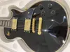 Kabel neue LP Black Standard Star Custom Gitarre Gold Metal E -Gitarre Gold Pickup Ebony Fingerboard Gitarre