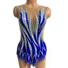 Scen Wear Artistic Gymnastics Leotards Performance Fancy Competitive Clothing Girls Children's Competition Professional