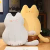 Plush Pillows Cushions 48cm Cat Pillow Biscuits Animal Doll Toys Big Cushion Cover Peluche For Sofa Decoration 230628