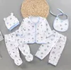 Barboteuses 03 mois ensemble de vêtements pour bébés coton automne né garçons vêtements bébé sous-vêtements pour filles imprimer né fille costumes 230628