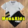 Män barn 23 24 Juventus Pogba Soccer Jerseys di Maria Bonucci Bremer Danilo 2023 2024 Chiesa Vlahovic McKennie Juve Pellegrini Full Kit Socks Child Child Child