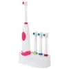 Brosse à dents brosse à dents électrique rotative enfants adultes 2 têtes de brosse rotation étanche brosses orales 230627