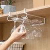 Bar Tools Useful Stainless Steel Wine Rack Glass for Holder Glasses Storage Kitchen 69 Cups Hanging Hanger Shelf 230627