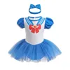 Rompertjes Baby Romper TUTU Jurk Met Hoofdband Schattige Prinses Ontwerp Baby Meisje Kleding Maat 3-18 M Nieuwigheid ontwerp Baby Jurk Rompertjes 230627