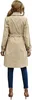 Vrouwen Trenchcoats Mode Herfst Winter Dunne Vrouwen Effen Kleuren Double Breasted Met Riem Kantoor Dame Elegante Lange Windscherm Jas