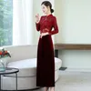 Vêtements ethniques Qipao traditionnel chinois robe orientale femmes Cheongsam mariage Qi Pao moderne robes élégantes asiatique FF2556