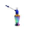 Mini hookah Color metal Smoking pipes Water pipe Glass filtered pipe portable bottle pipe and cigarette accessories