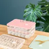 Crisper Frozen Food Dumplings Container Kühlschrank Küche Küche Dumpling Wonton Storage Box Stapelbare Mikrowellen -Lebensmittel Kisten Th0598 S Ess