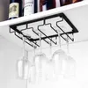 Bar Tools Vinglas Holder Bartender Stemware Hanging Rack Under Cabinet Organizer Glass Goblet Iron Tool 230627