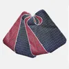 Table Napkin 3 Pcs Adult Bibs Plaid Print Large Washable Bib For Elderly Senior And Disabled Adults Eating Cloth Pr Sale