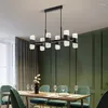 Подвесные светильники Nordic Postmodern Living Room Light Роскошная люстра Modern Minimalist Bedroom Dining 2023 Red