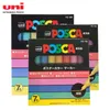 Markers 7colors POSCA Marker Pen Set for Animation Special Pop Poster Advertising Pen Graffiti Painting PC1M PC3M PC5M