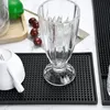 Bar Tools Black Mat Rubber Service Spill Runner Glass Drip Tray Beer Drink Rail Bars 230627