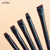 Makeup Tools LOYBJ Thin Eyebrow Eyeliner Brush Super Fine Angled Brow Contour Portable Women Liner Cream Cosmetic 230627