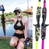 Spinning Rods Sougayilang 5 Section Portable Travel Fishing Rod Ultralight Weight Eva Handle Spinning/Casting Fishing Pole Fishing Tackle 230627