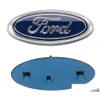 Emblemas do carro 20042014 Ford F150 Grade dianteira Porta traseira Emblema Oval 9Quotx35Quot Decalque Placa de identificação Também serve para F250 F350 Borda Expl Dh1Ib