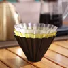 Kaffefilter harts Handgjorda origamiss Filter Cup Handgjorda kaffefilter Cup V60Funnel Drip Cake Cup Flower Shape Manual Brewing Accessories 230627