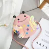 Backpacks Cartoon Little Bee Messenger Bag Lovely Childrens PU Leather Coin Purse Handbags Cute Princess Girls Accessories Shoulder Bags 230628