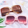 Groothandel in zonnebrillen 023 New Large Frame for Women Personality Summer Sunglasses Fashion