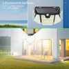 Wall Lamp -Solar Outdoor Lights 310 Ledsolar Motion 270 Degree Wide Angle 3 Optional Modes For Patio Backyard Garage