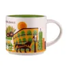 Mugs Ins City Cup USA Bone China Mug Collection Globale Céramique Japon Angleterre Londres Paris Hawaii Chicago York 400ML