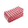 Serviette De Table 40 X 40 cm Serviettes En Tissu Ensemble De 12 pcs Coton Lin Isolation Thermique Tapis Salle À Manger Doux Enfants