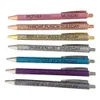 Pennor 7st Gel Pen Ballpen Signing Pen Intressant Glittery Shell Svär ord Daglig press Writing Pen Office School Stationery Supply
