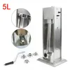 Baking Pastry Tools 5L Manual Maker Spanish Donuts Vertical Churrera Churro Machine Stainless Steel 4 Nozzles Commerial Home 230627