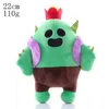 Wholesale cute cactus plush toys Game doll animation Stuffed toy children's game playmates holiday gift room decor