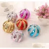 Christmas Decorations Hand-Painted Balls Vibrant Colors Elegant Design Plated Finish - Perfect Tree Pendants Drop Delivery Home Gard Dhxkb