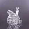 Yeni Tasarım Topçu Şekli Dab Rig Cam Bong 14mm Kadın Fıskiye Sigara Boru Heady Recycler Su Boruları Nargile Cam Yağı Brülör Boruları 1 adet