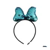 Cappelli da festa Boutique Corona di paillettes Orecchie da topo Fascia per capelli per ragazze Annunci - Perfect Cosplay Pography Bomboniere natalizie Drop Delivery Home G Dhxyk