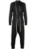Mäns jeans Herrpersonlighet Jumpsuit Trend Korean Version AllMatch Loose Suit Black Cargo Pants S6XL 230628