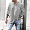 Men's TShirts Fashion Casual Long sleeve Slim Fit Basic Knitted Sweater Pullover Male Round Collar High quality Autumn Winter Tops 230628