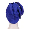 Bandanas Big Flowon Botton Kobiety Hidżabs muzułmański islamski szalik szalik lady kapelusz Indie kapelusz muzułmany czapki czapki czapce hair akcesoria x0628