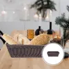 Ensembles de vaisselle panier à pain stockage de fruits petit déjeuner maison multi-fonction tissé décors à la main oeufs diaboliques ménage coiffeuse