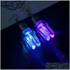 Autres fournitures de fête d'événement Boucles d'oreilles Led Sparkledrop - Accessoires de boule disco sans fil Glow Motion-Sensing Club. Livraison directe à domicile Garde Dhwcv