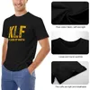 Polos masculinos Klf camisetas engraçadas roupas vintage roupas brancas lisas camisas masculinas