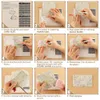 Prägla 3 -vägs hörnpunch och mångsidig poängtavlaverktyg för origami kuvertkortmapparverktyg