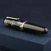 ペンMajohn Q1噴水ペン樹脂短いポケットペン透明なポータブルインクペンイリジウムEF/Fニブミニアイドロッパーギフトペン