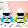 Pencil Sharpeners Creative Robot Sharpener Student Cartoon Hand Children Plastic Gift Random Wholesale Drop Delivery Office School B Dhzd7