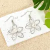 Modern cute flower pearl earrings Pacific Islands artificial jewellery for girls