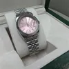 مصمم الساعات عالي الجودة Datejust Wristwatch Womens Pink White Diamond Montre Montre مقاوم للماء مشاهدة Gold Gold Silver Automatic عارضة