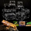 Reptile Supplies Acrylic Breeding Box Transparent Spider Lizard Scorpion Enti's Assembled Insect Breathable Terrarium 230627