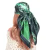 Bandanas Vintage Paisley Silk Scarf Women Fashion Designer Head/Hair Scarves 90*90cm Hijab Bandana Cheveux Foulard Femme 90X90CM x0628