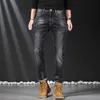 Heren jeans ontwerper herfst en winter nieuw borduurwerk b huis high -end kwaliteit slank fit kleine rechte lange broek Europese goederen 7sak