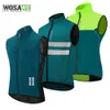 Fietsjacks WOSAWE Heren Fietsjacks Zomer Mouwloos Fietsvest Fietskleding Kleding MTB Racefiets Tops Racing Gilet Ropa Ciclismo 230627