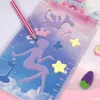 Leren Speelgoed Meisjes Dagboek Speelgoed met Slot en Set Inclusief Notebook Sleutels Potlood Liniaal Gummen Stickers Tape Sticky Note 230627